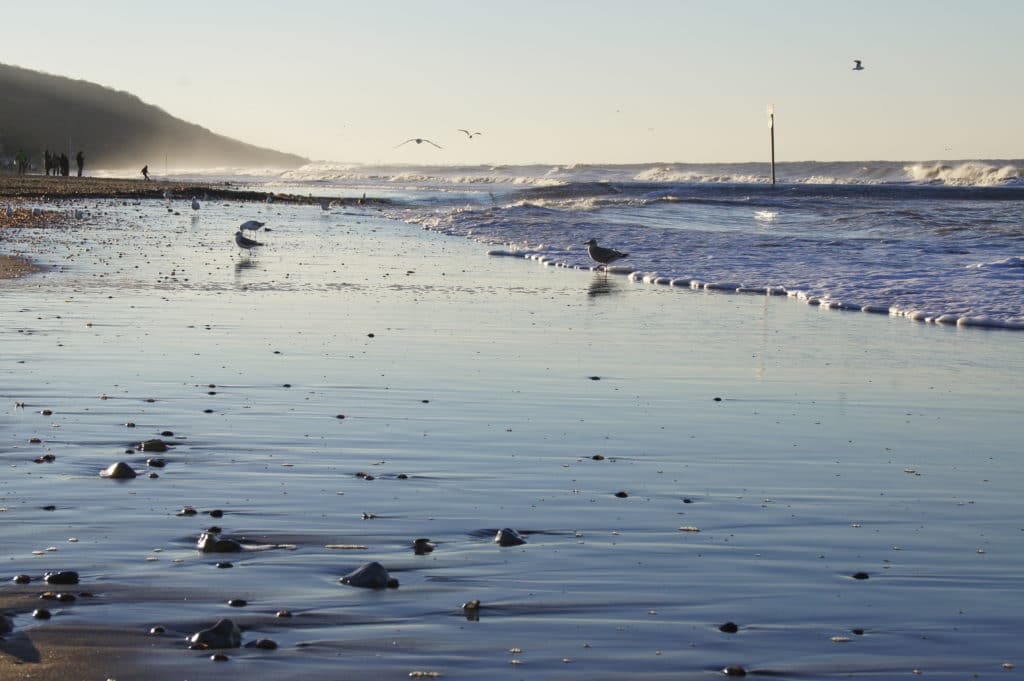 plage a 300 m de notre location saisonniére a villers sur mer